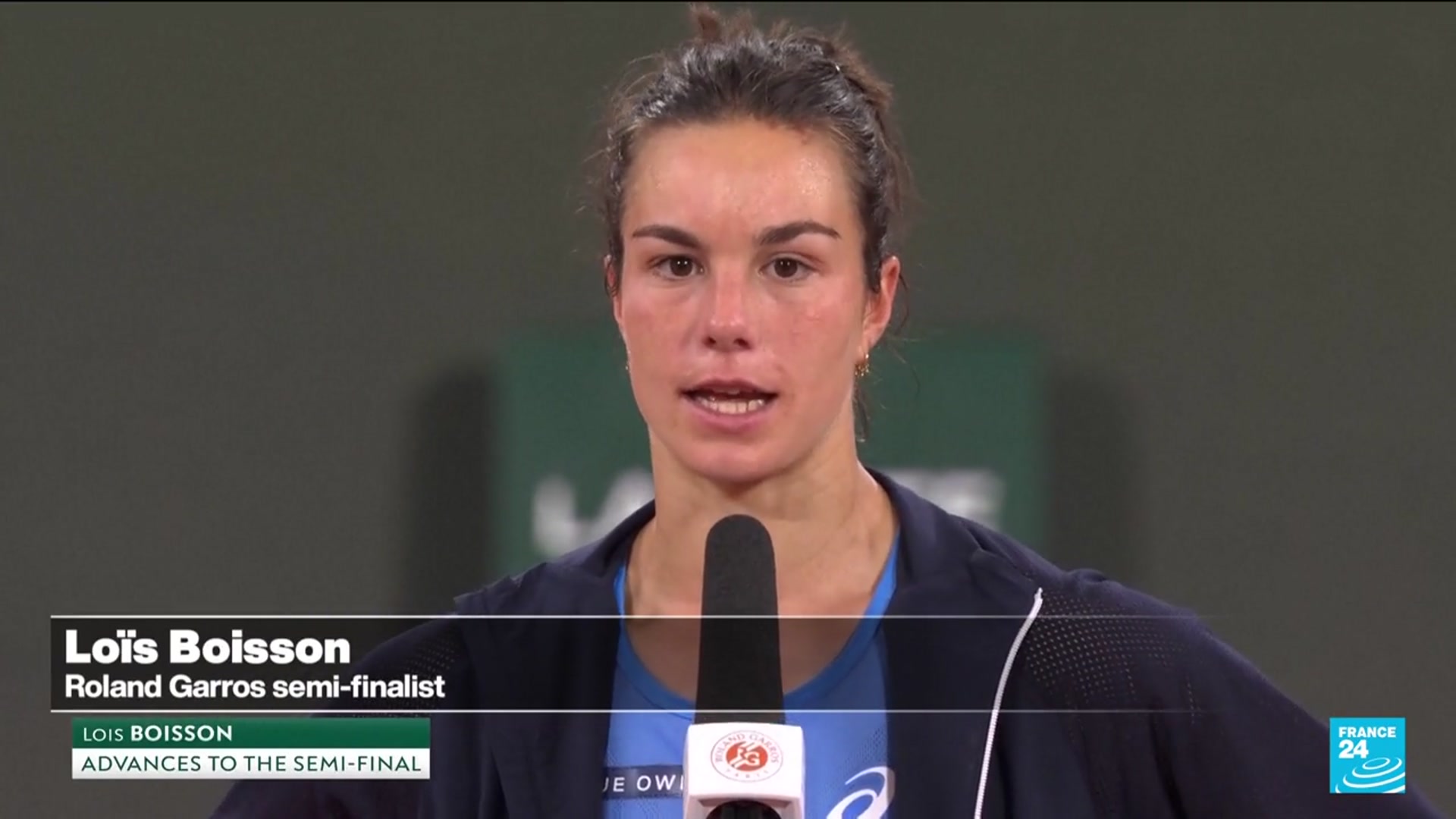 'Video thumbnail for Loïs Boisson, the rising star of French tennis'