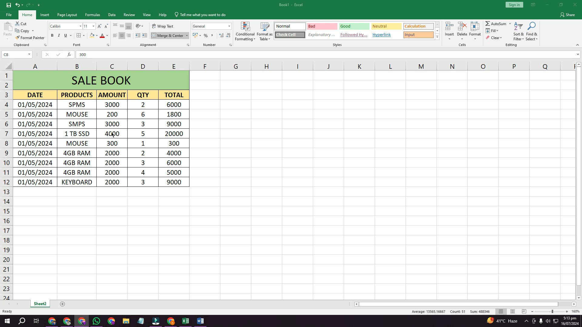'Video thumbnail for Excel Data to Image Shortcut key'