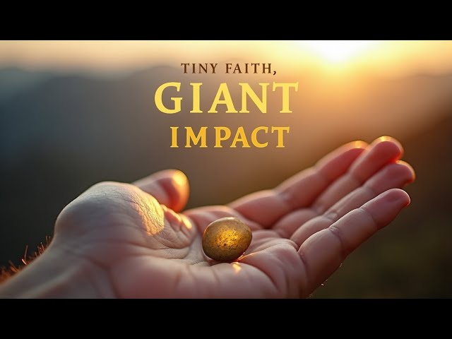 Video thumbnail for CAN Faith the Size of a MUSTARD SEED Move Mountains?