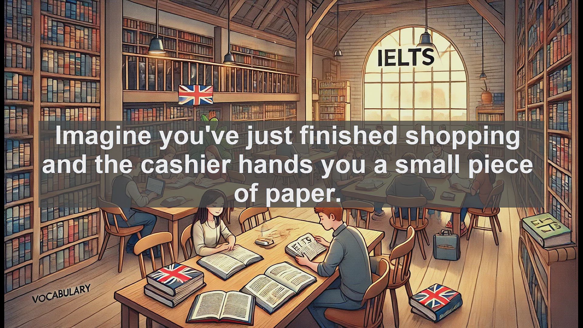 'Video thumbnail for 2500 Must Know IELTS 5.5 Vocabulary - Understanding 'Receipt': A Key Word for IELTS Success'
