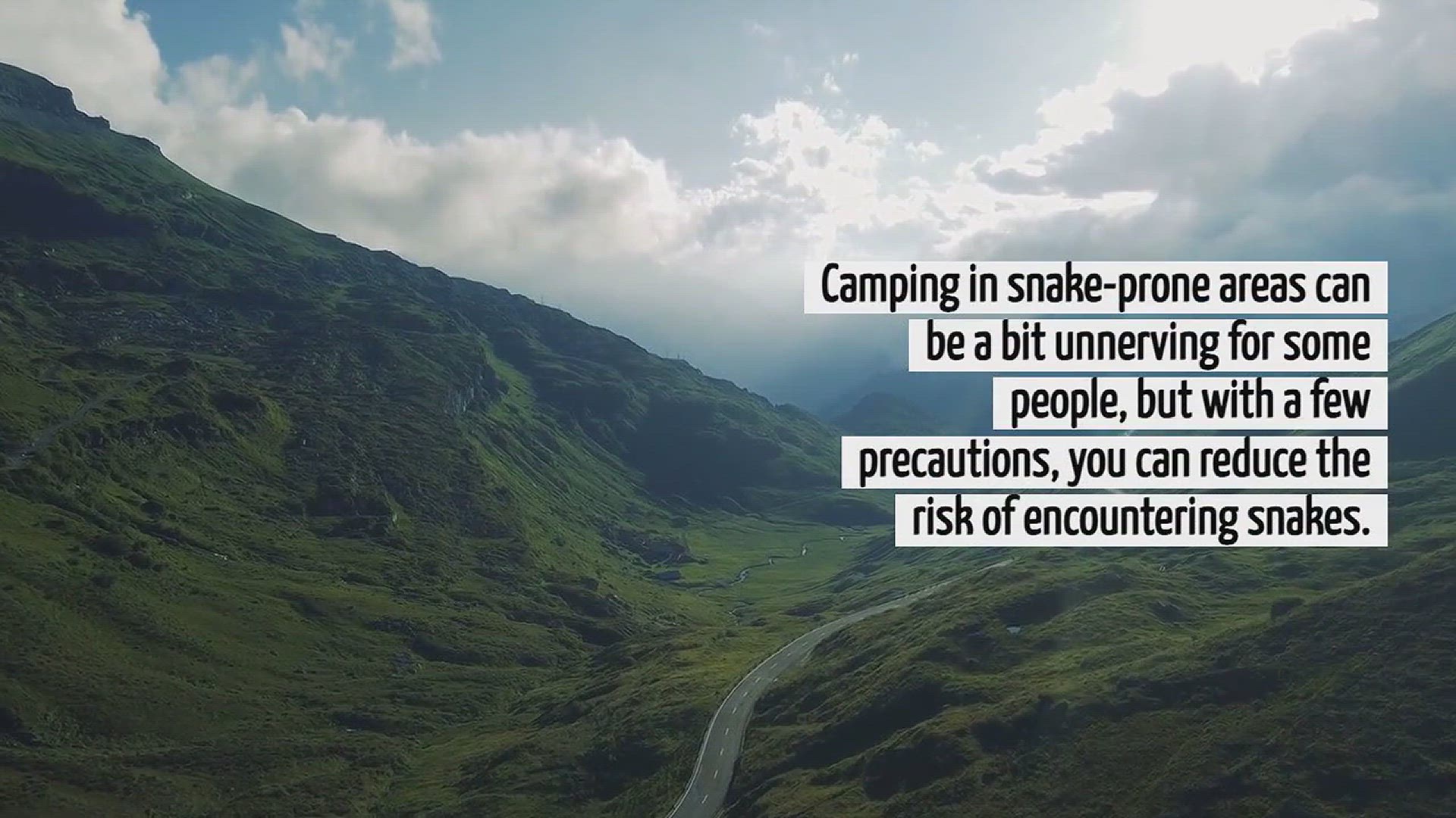 video of: How To Keep Snakes Away While Camping