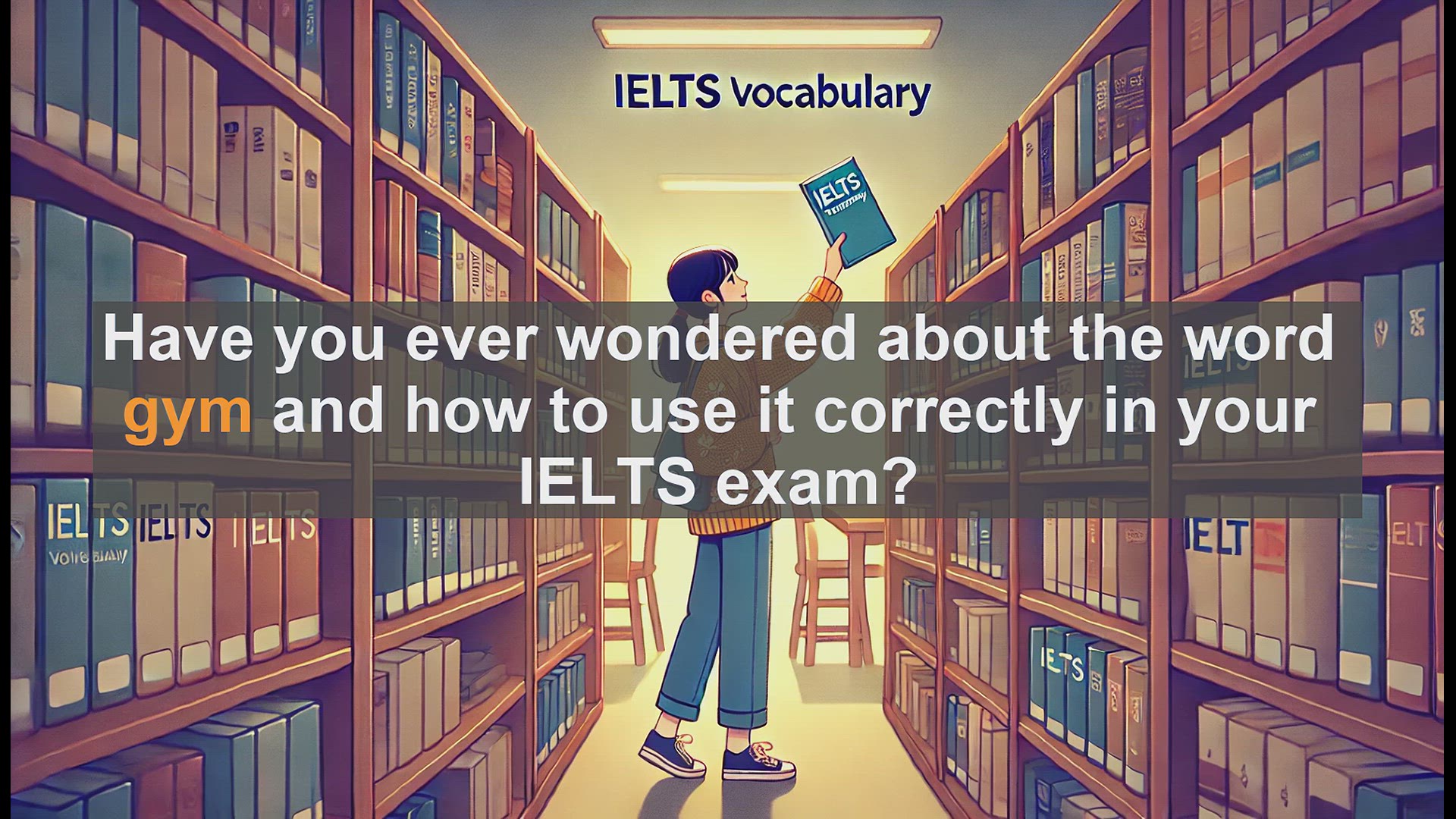 'Video thumbnail for 2500 Must Know IELTS 5.5 Vocabulary - Understanding 'Gym' for IELTS: Definition, Usage, and Common Mistakes'