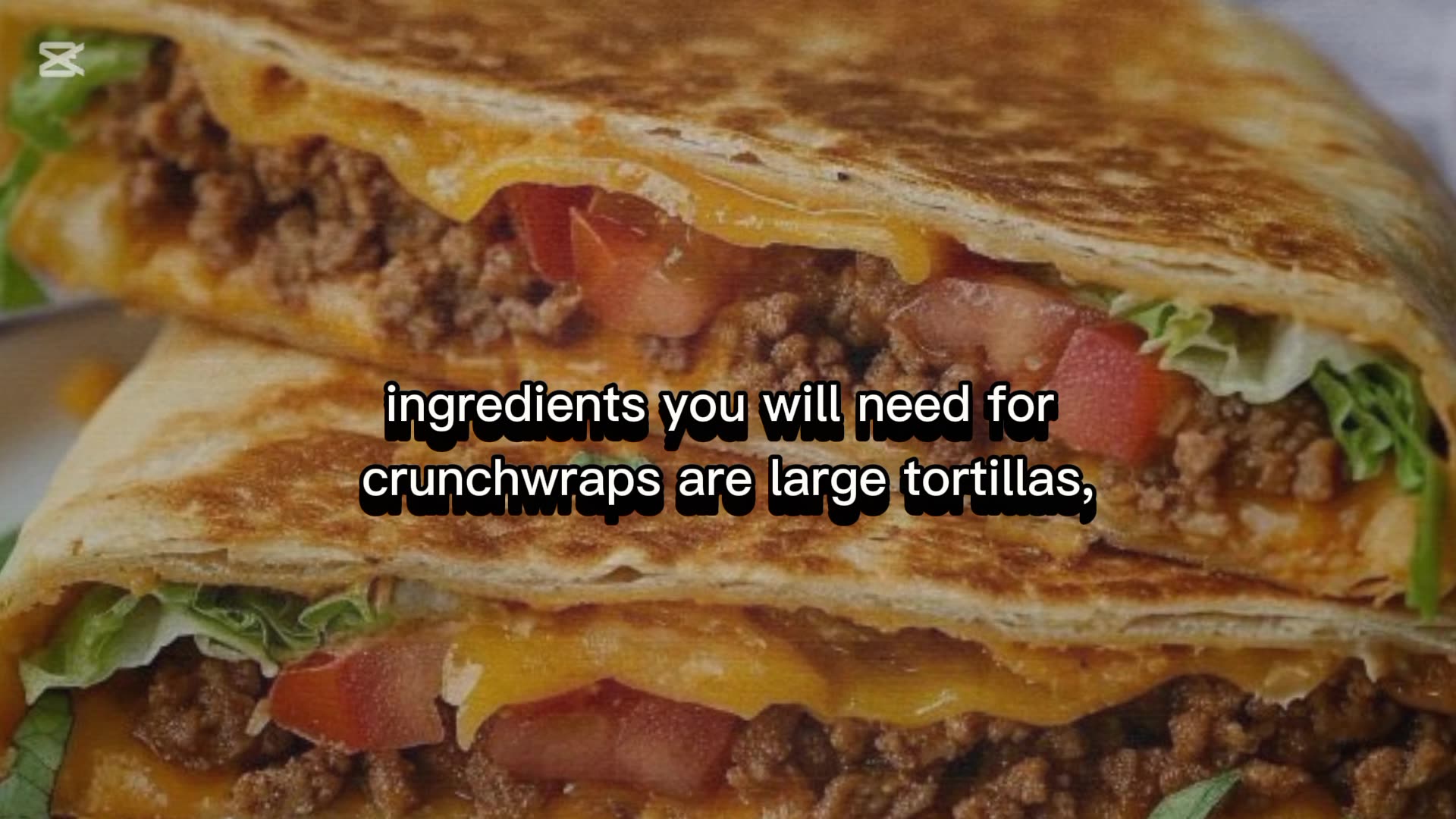 Video thumbnail for Homemade Crunch wrap recipe