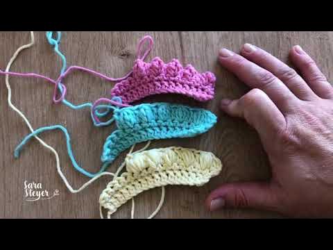 'Video thumbnail for Como fazer CROCHE -  ponto Pipoca, ponto Bolha e ponto Puff.'