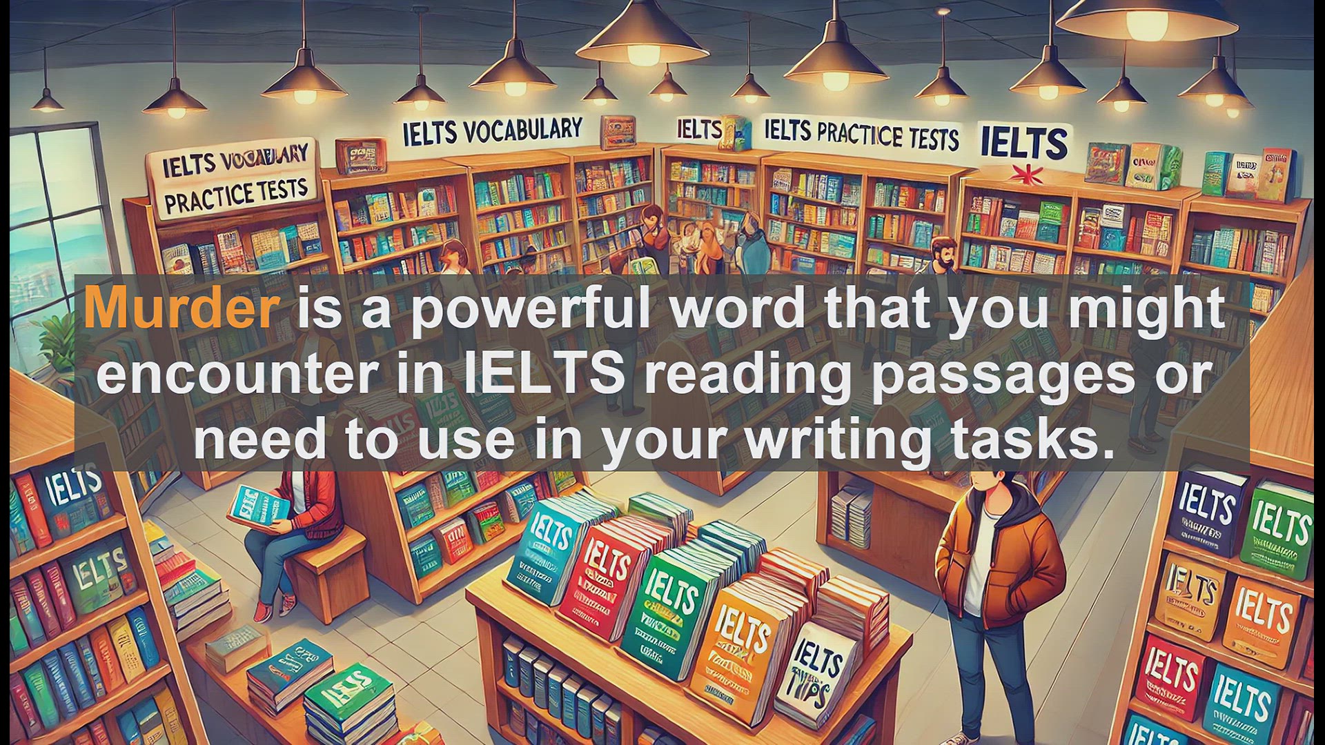 'Video thumbnail for 2500 Must Know IELTS 5.5 Vocabulary - IELTS Vocabulary: Understanding and Using the Word 'Murder''
