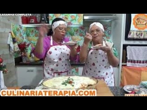 'Video thumbnail for APRENDA A FAZER LASANHA COMPLETA PARA FESTAS COM MOLHO BOLONHESA E MOLHO BRANCO'