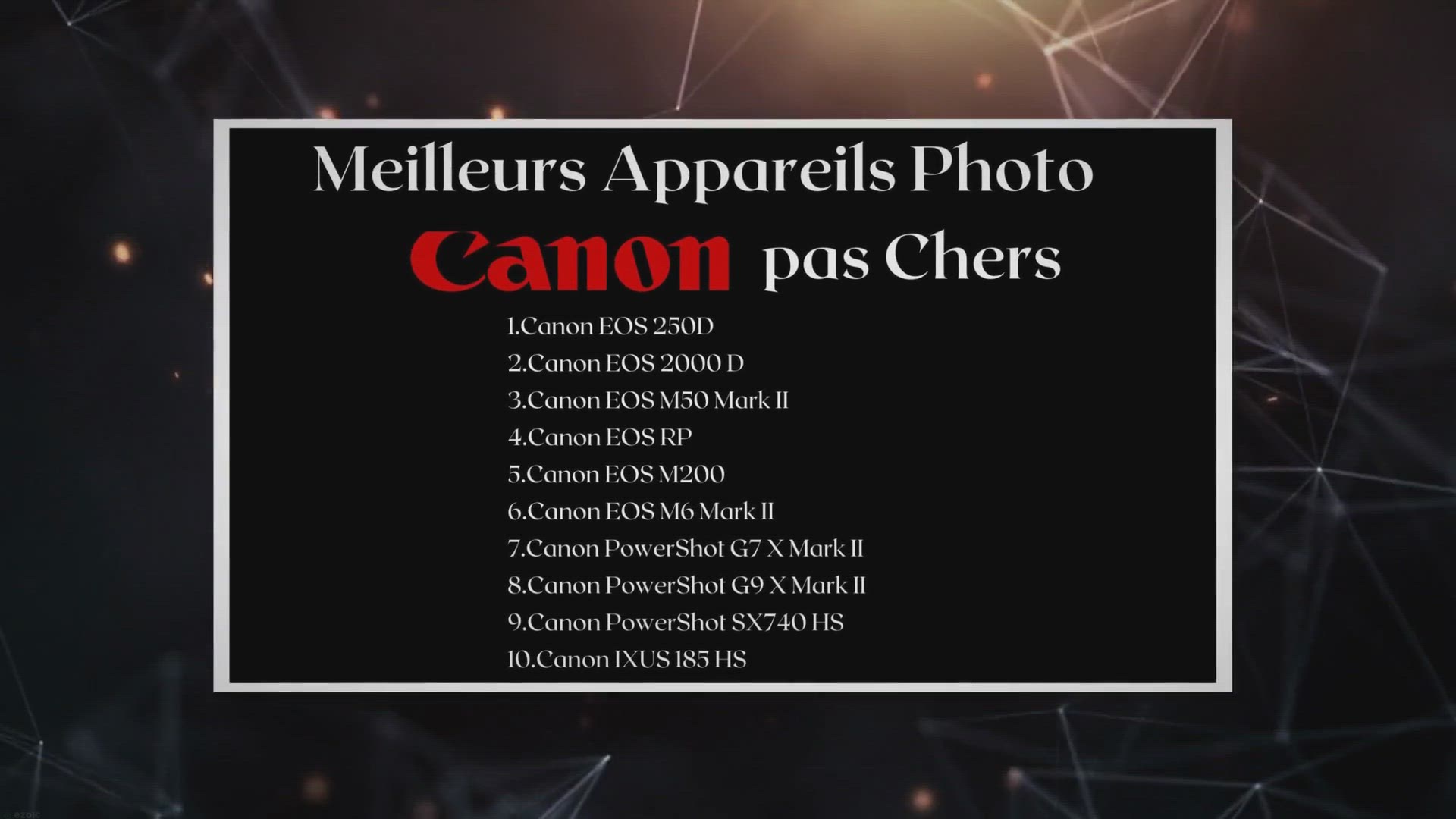 Video thumbnail for Top 10 : Meilleurs Appareils Photo Canon pas Chers