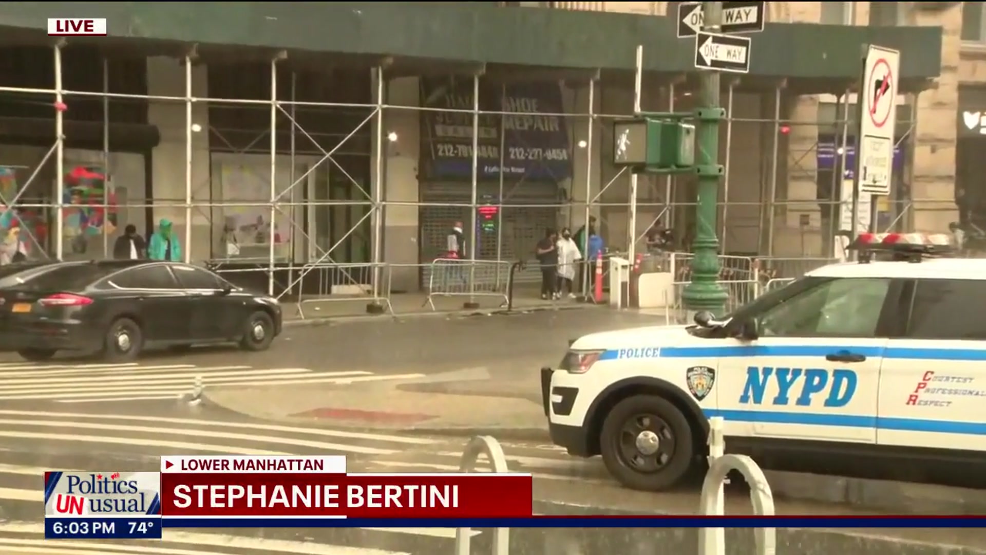 'Video thumbnail for Immigration agents, protesters clash in Lower Manhattan'