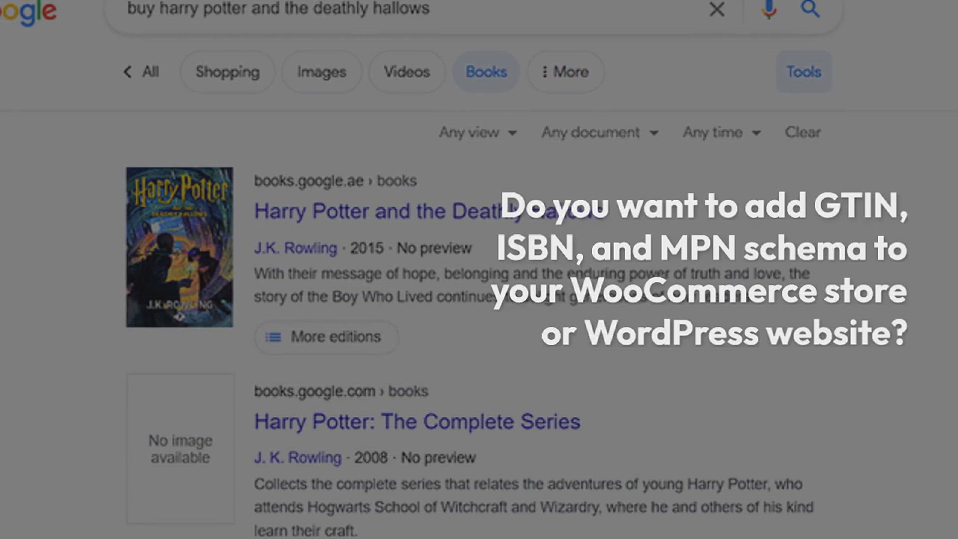 'Video thumbnail for How to Add GTIN, ISBN & MPN Schema in WordPress'
