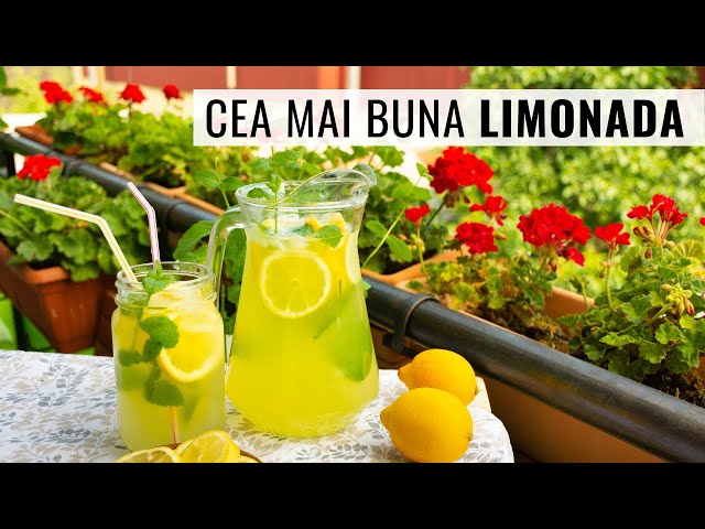 'Video thumbnail for Cea mai bună limonadă de casă se face din 3 ingrediente, e foarte aromată și are o culoare minunată!'