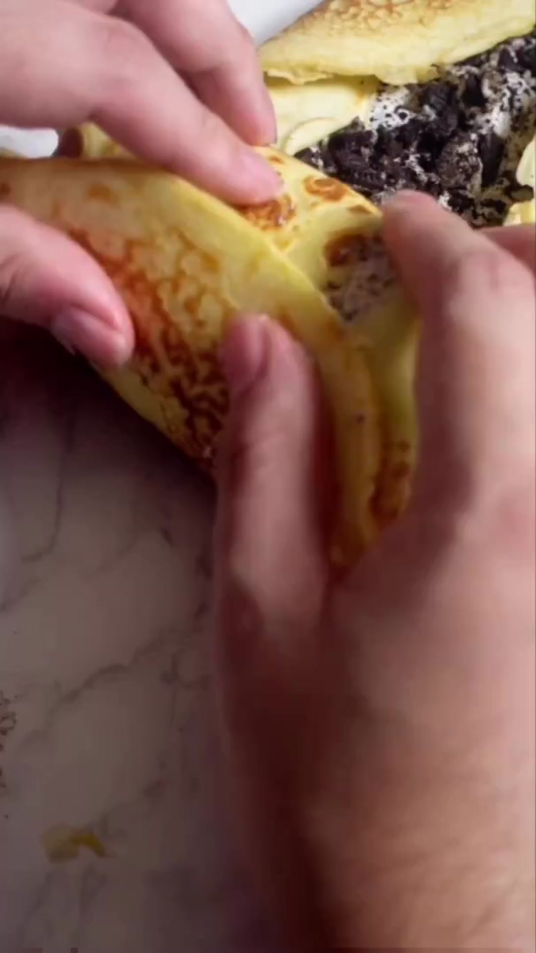 Video thumbnail for Oreo crepes