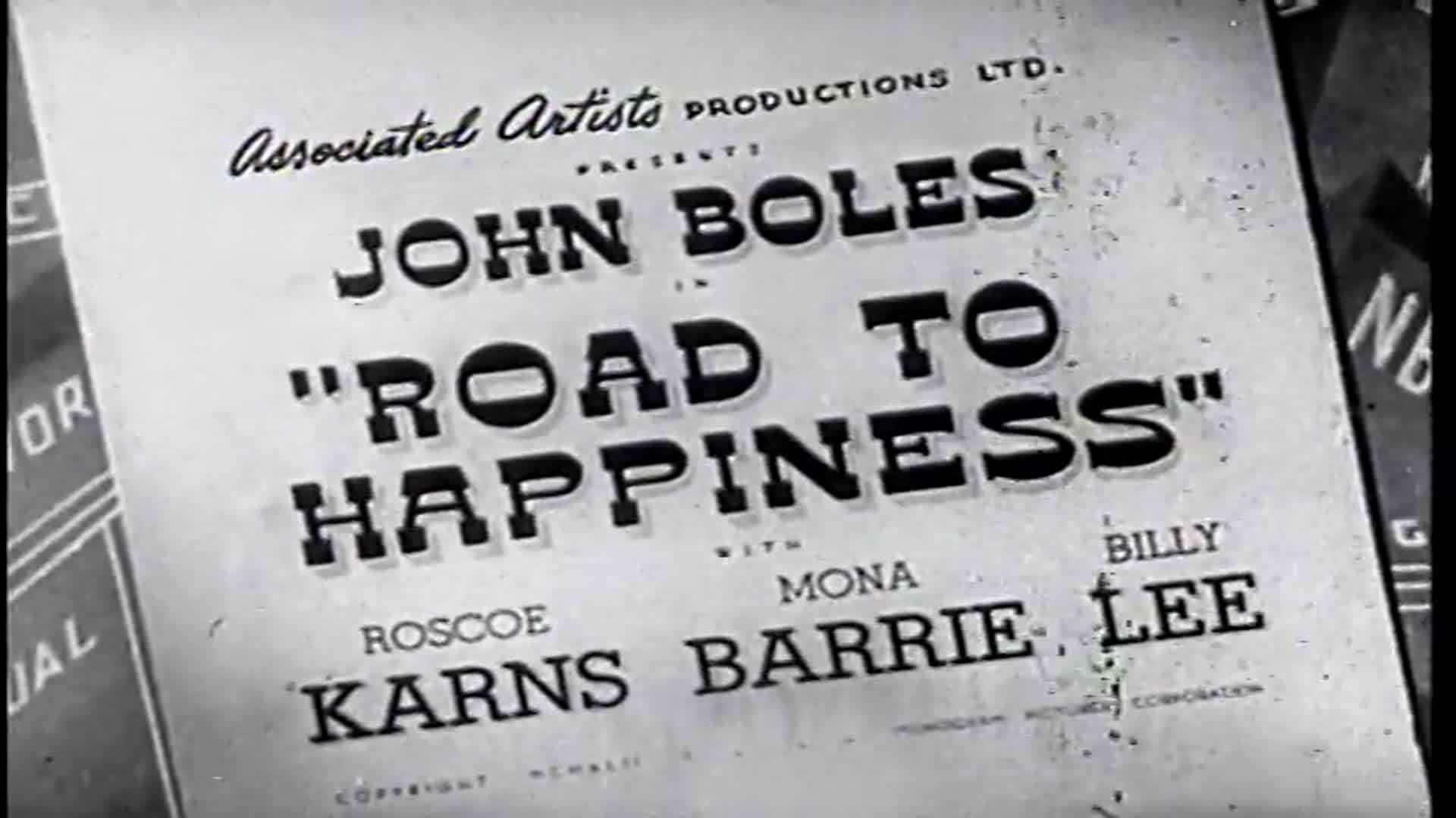 Video thumbnail for Road to Happiness (1941)