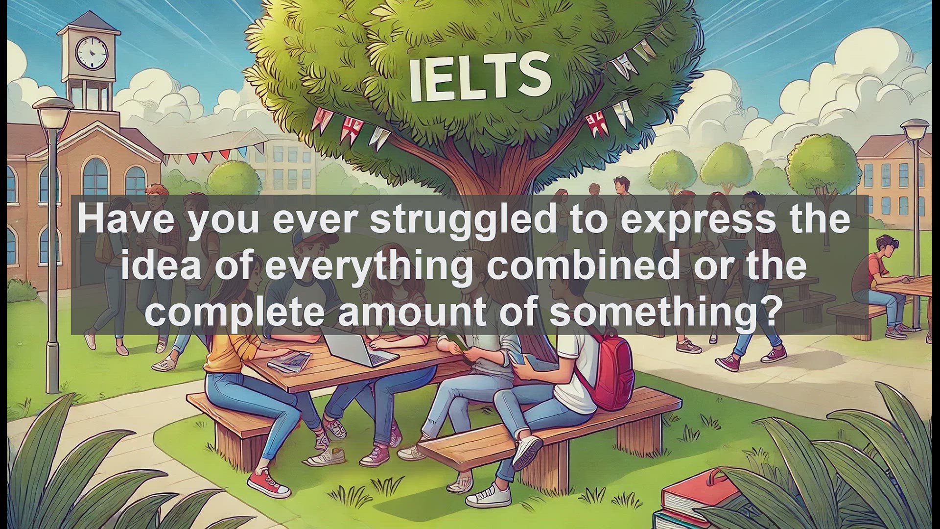 'Video thumbnail for 2500 Must Know IELTS 5.5 Vocabulary - Understanding the Word 'Total': Meaning, Usage, and Examples'