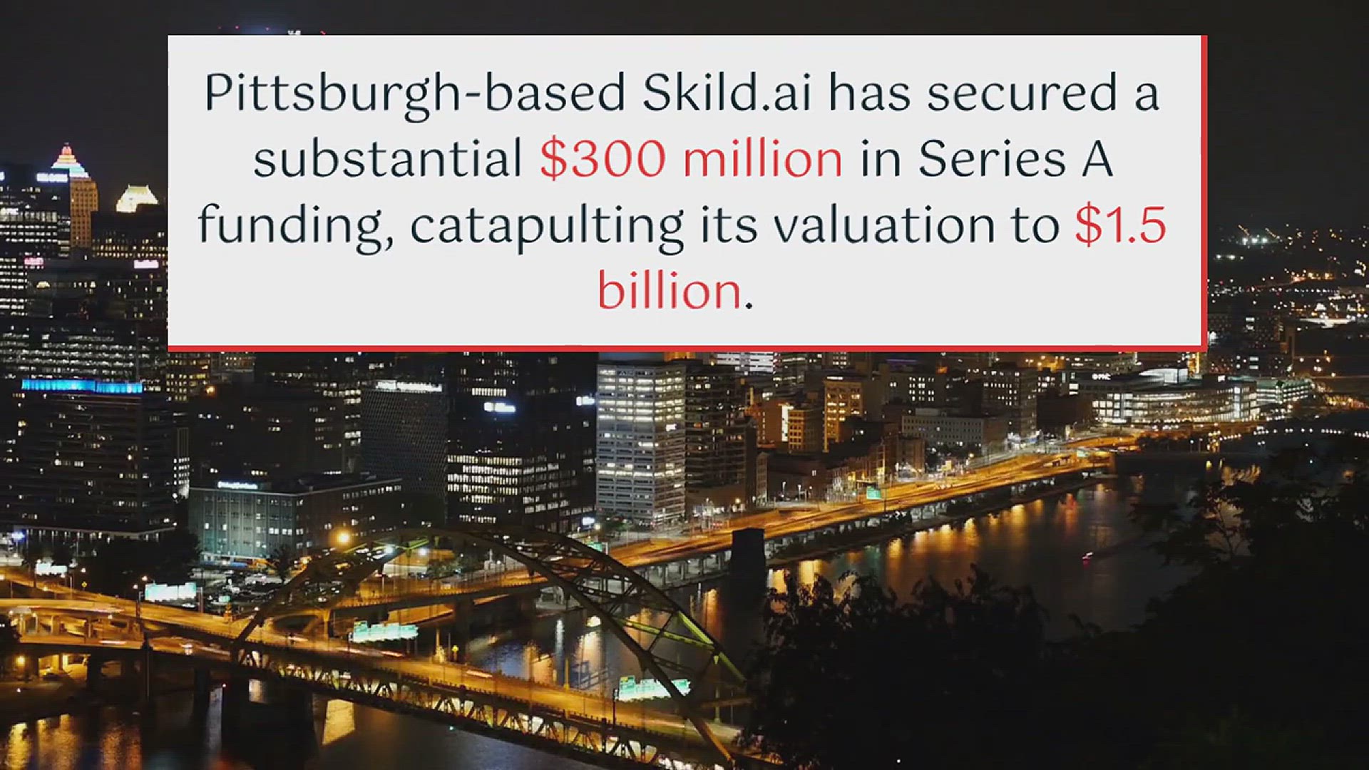 'Video thumbnail for A Pittsburgh-based AI-driven Robotics Startup, Skild.ai Secured $300 Million Funding'