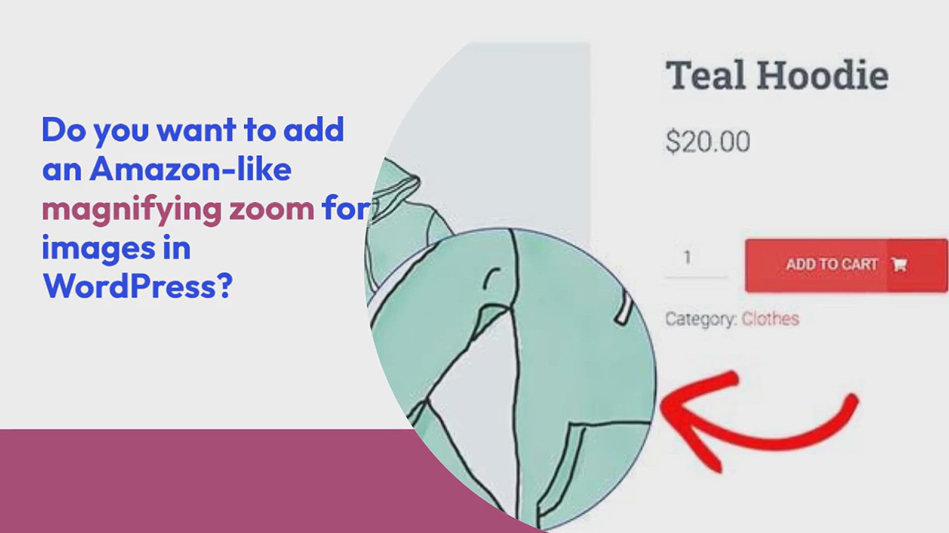 'Video thumbnail for How to Add Magnifying Zoom for Images in WordPress'