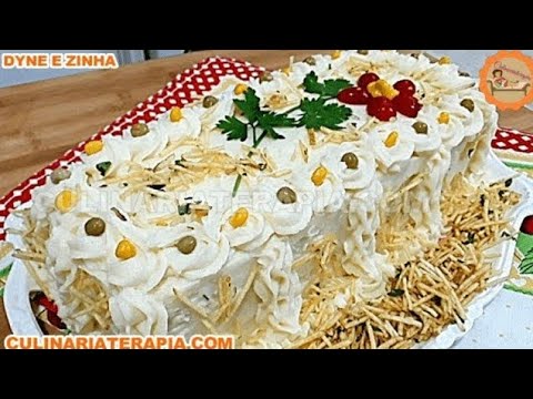 'Video thumbnail for Torta Fria Salgada de Atum no Pão de Forma'