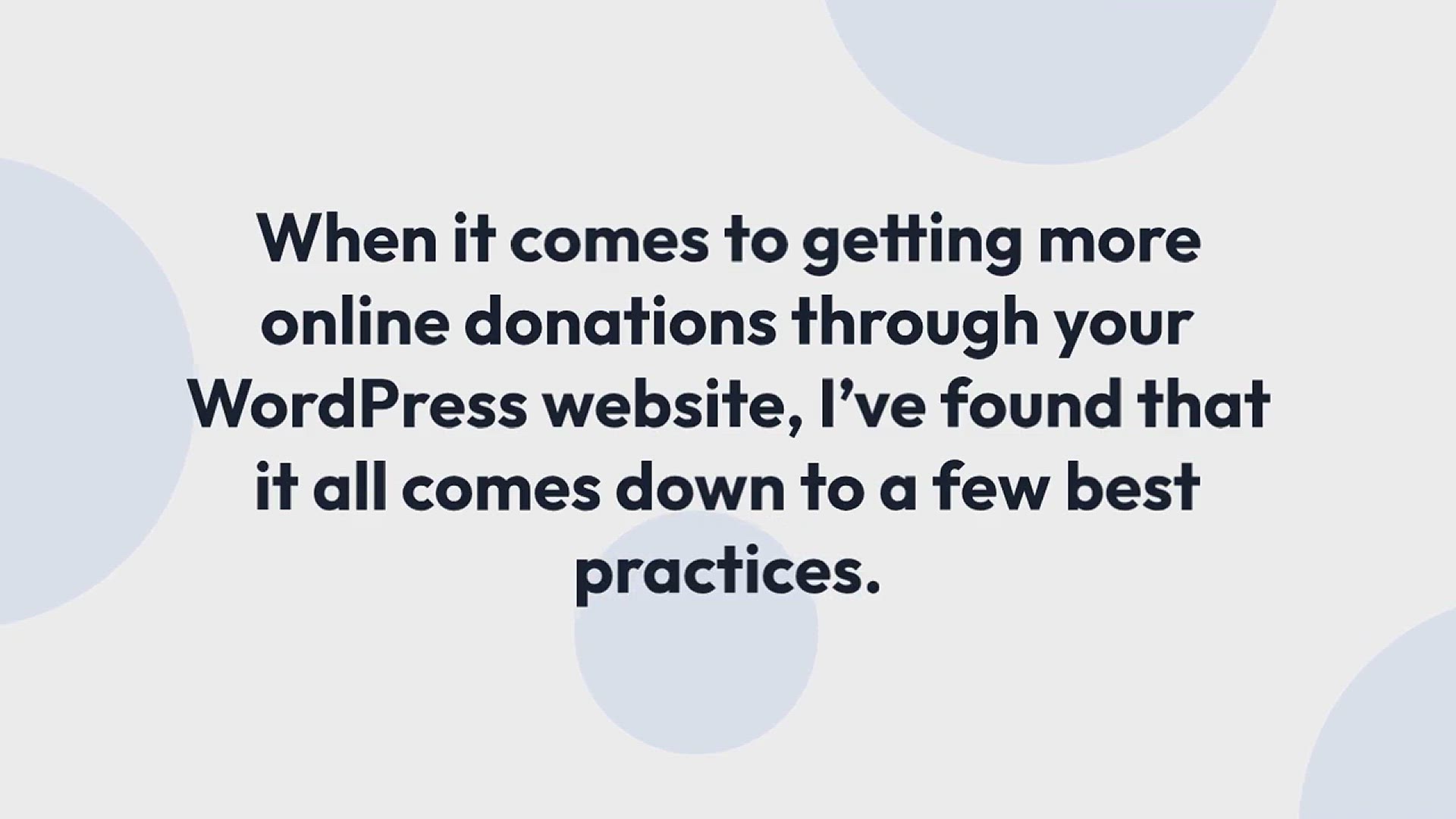 'Video thumbnail for 9 Top Donation Form Best Practices to Boost Donations in WordPress'