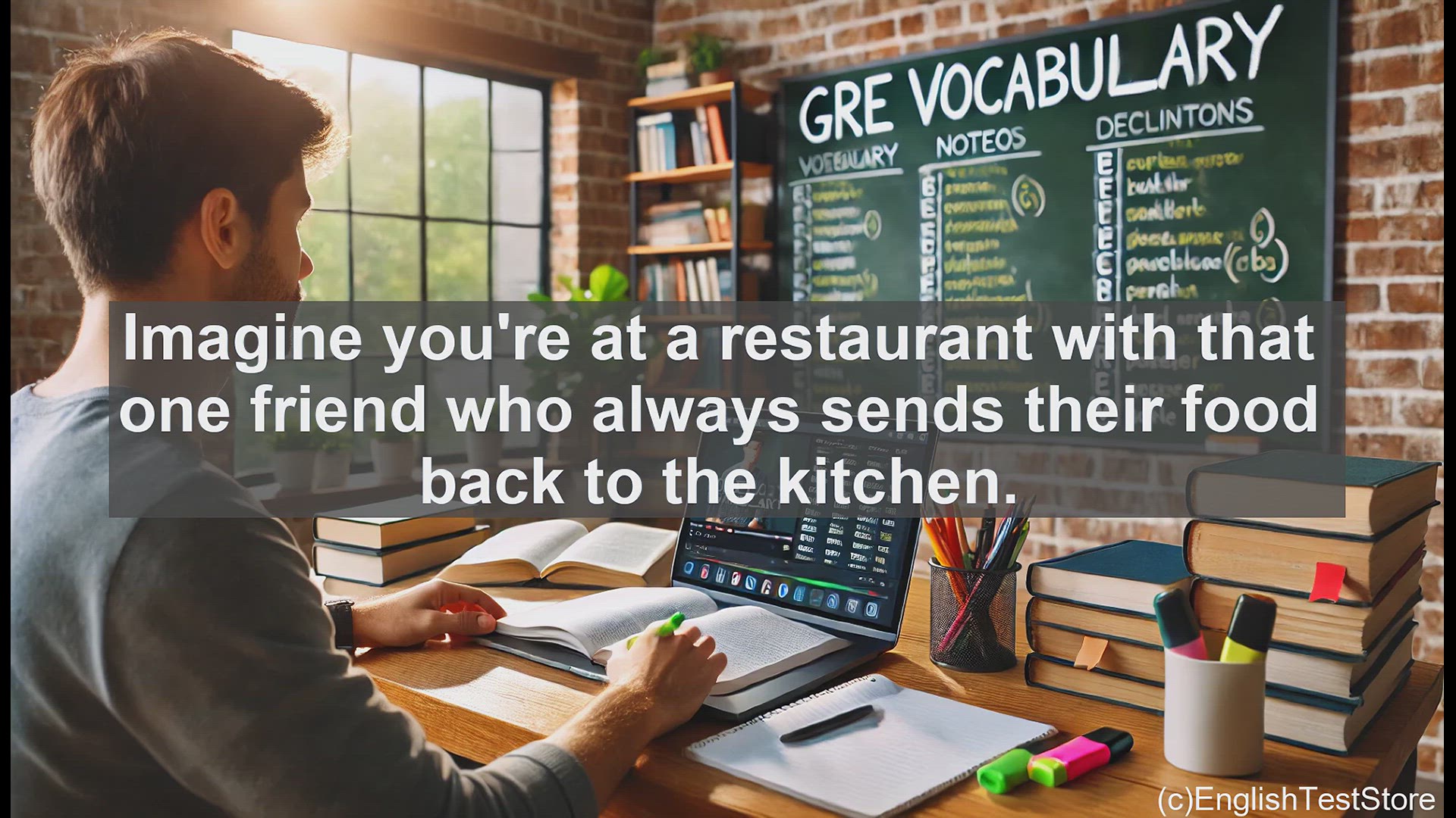 'Video thumbnail for GRE Vocabulary Lesson: The Finicky Diners - Exploring the Fascinating World of Fussiness'
