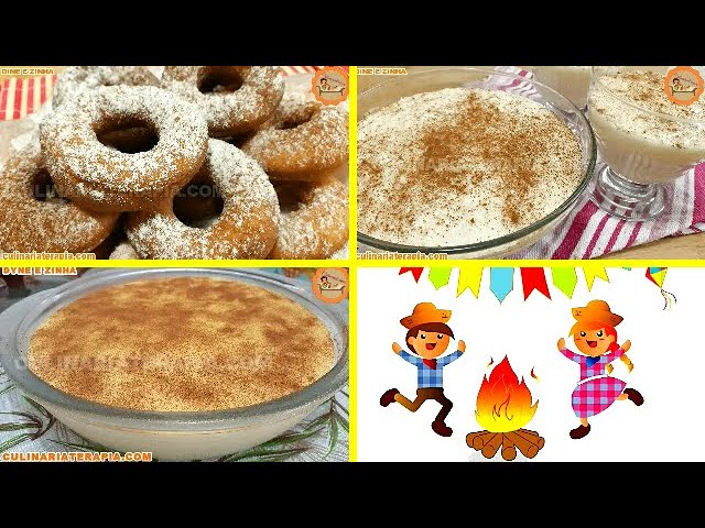 'Video thumbnail for Rosquinhas Fritas de São João, Arroz Doce Super Cremoso, Curau ou Canjica de Milho Fácil de Fazer'