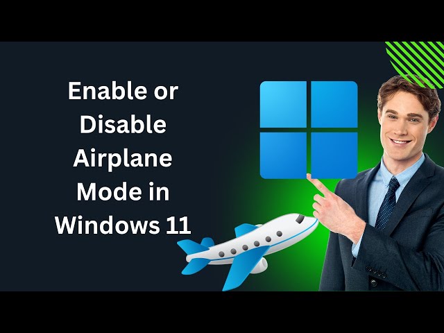 'Video thumbnail for How to Enable or Disable Airplane Mode in Windows 11 | GearUpWindows Tutorial'