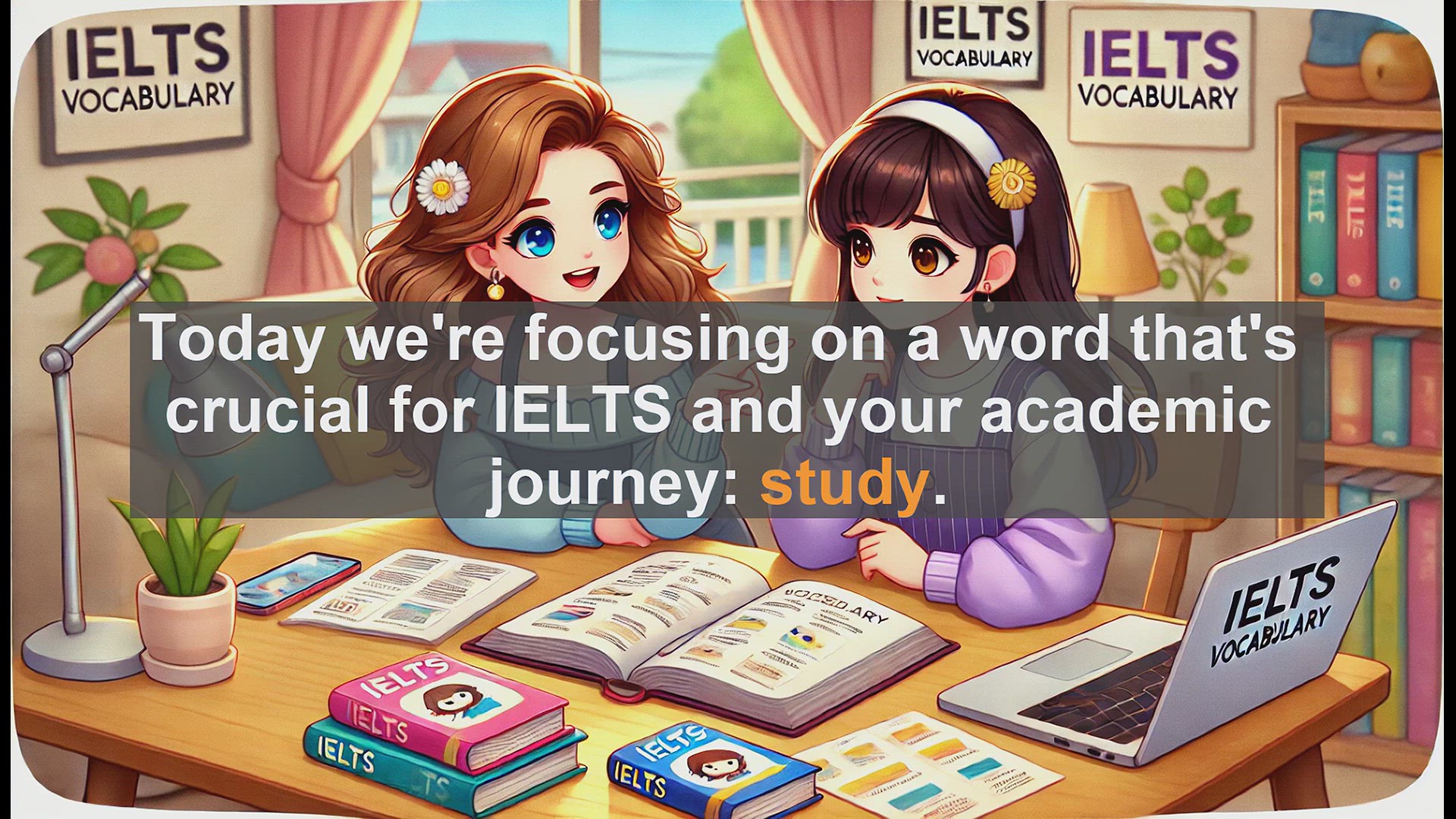 'Video thumbnail for 2500 Must Know IELTS 5.5 Vocabulary - Understanding 'Study': Key Word for IELTS Success'
