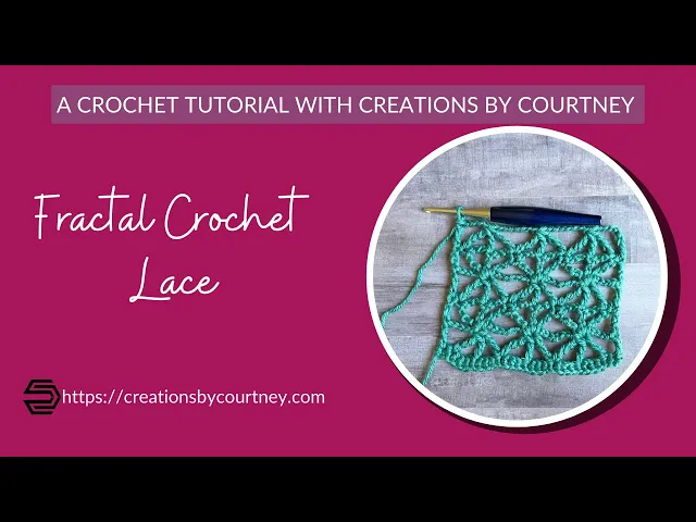 Video thumbnail for How to Crochet the #FractalLace #creationsbycourtney