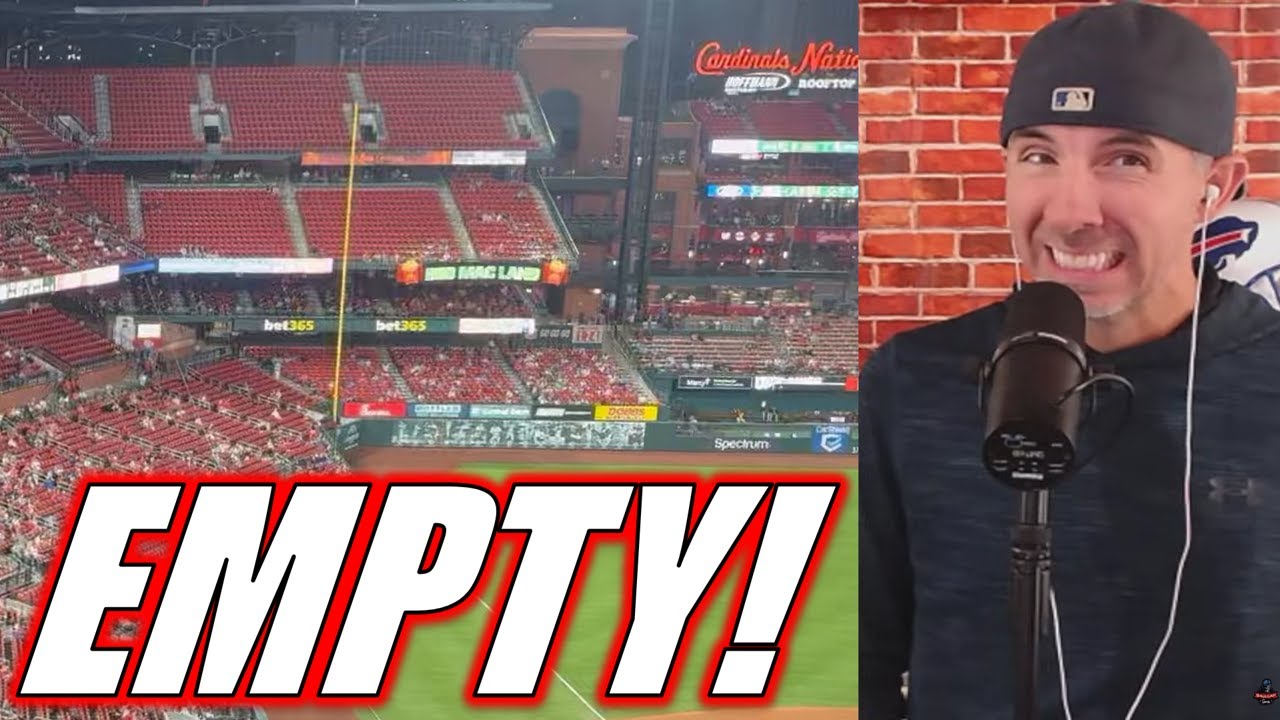 Video thumbnail for St. Louis Cardinals Fans Send A STATEMENT To Ownership/Front Office With Record Low Attendance!