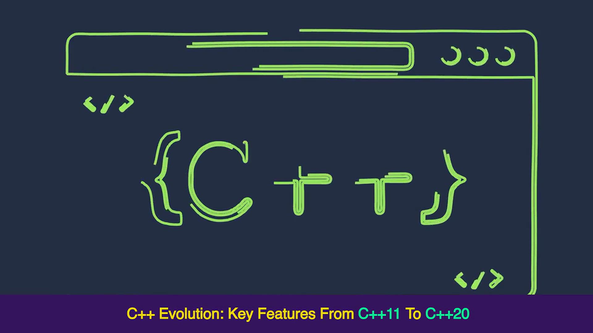 'Video thumbnail for C++ Evolution: Key Features from C++11 to C++20'