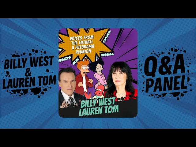 Video thumbnail for Futurama Stars Billy West & Lauren Tom Reunite at Corpus Christi Comic Con | Full Q&A Panel