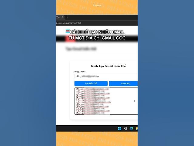 Video thumbnail for Đây là cách tạo nhiều địa chỉ email biến thể từ một Gmail gốc siêu tiện! #dhlcgd #thanhcongnghe