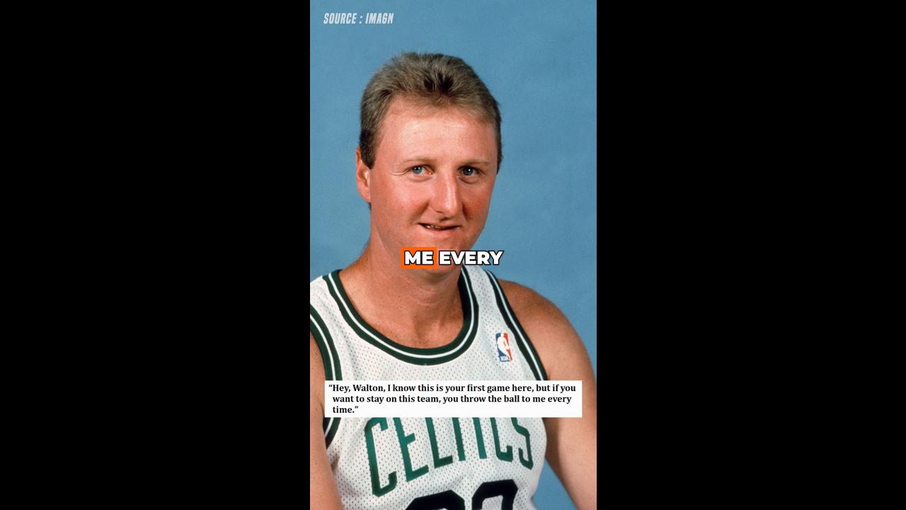 Video thumbnail for Larry Bird Asserted Dominance Over Bill Walton in Celtics Debut