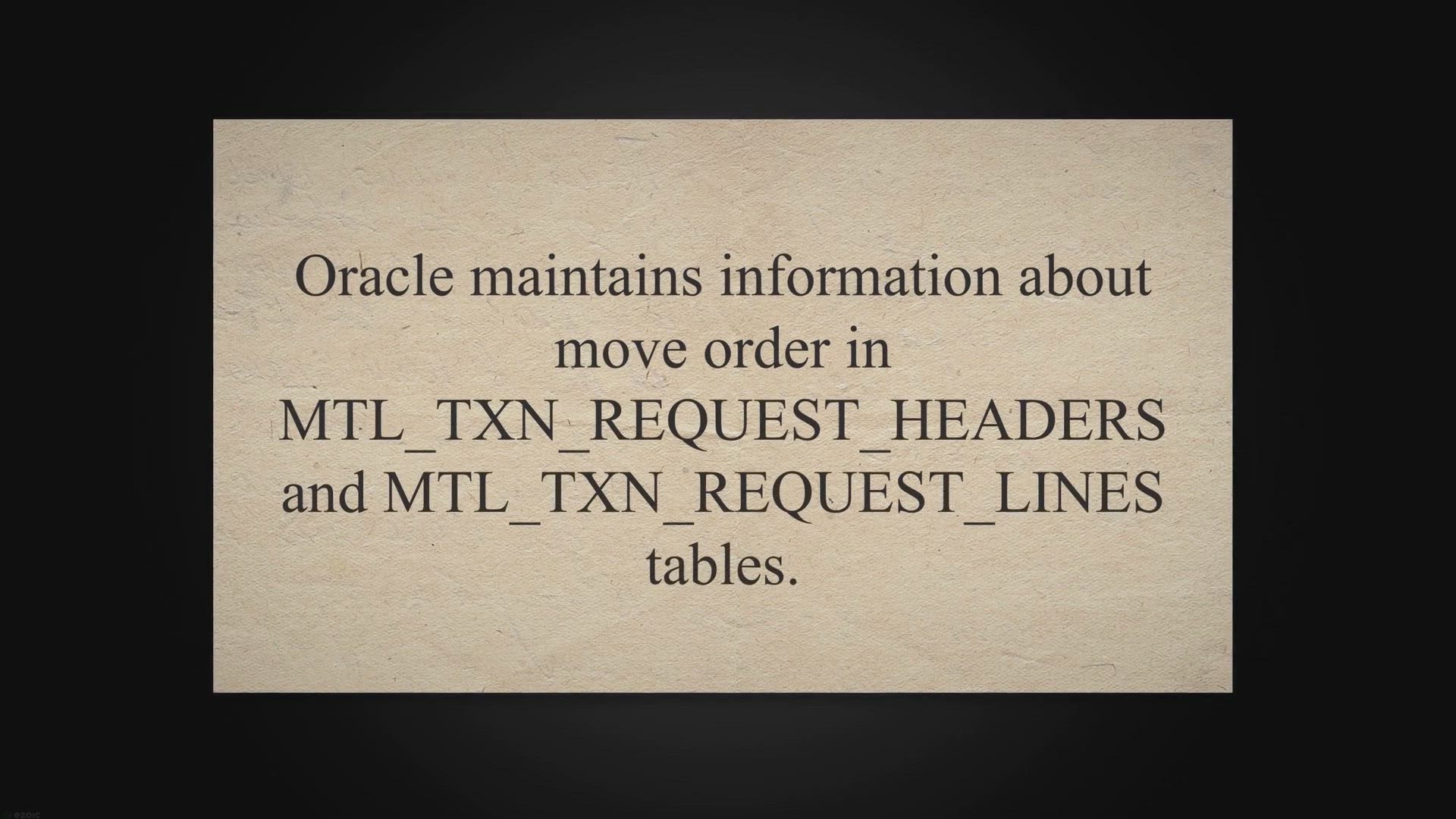 'Video thumbnail for Move Order Header and Line Status (1,2,3…9) in Oracle Apps'