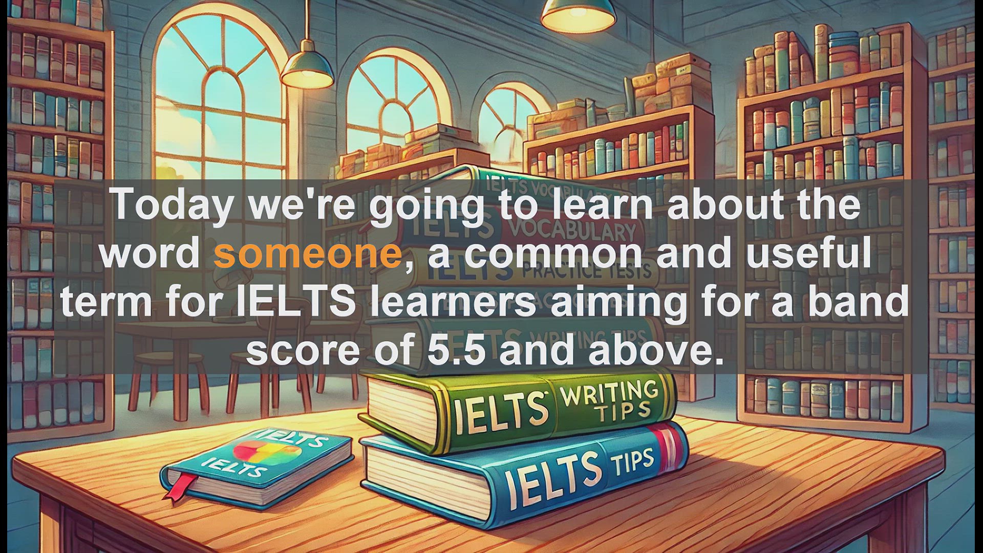 'Video thumbnail for 2500 Must Know IELTS 5.5 Vocabulary - Understanding 'Someone': Essential Pronoun for IELTS Success'