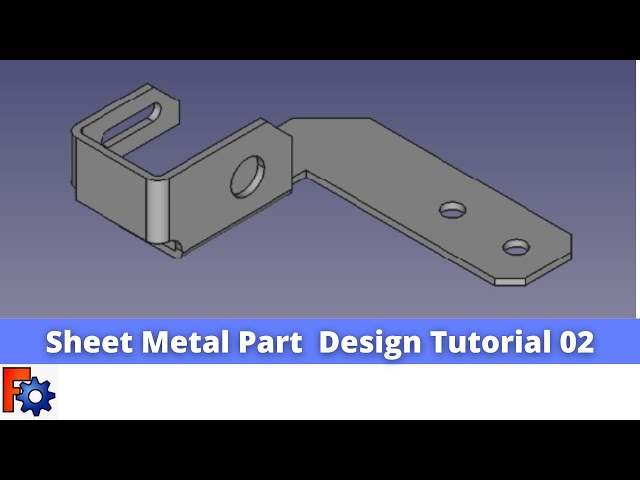'Video thumbnail for Sheet Metal Part Design Tutorial 02| FreeCAD Tutorial | FreeCAD Sheet Metal | Mechnexus |'