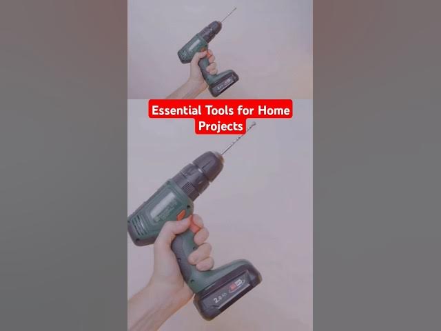 Video thumbnail for Essential Tools for Home Projects