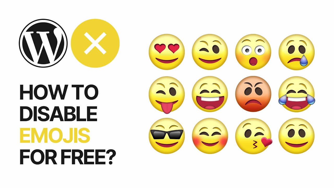 'Video thumbnail for How to Disable Emojis in WordPress site For Free_ No Coding Required - Optimize Performance & Speed'