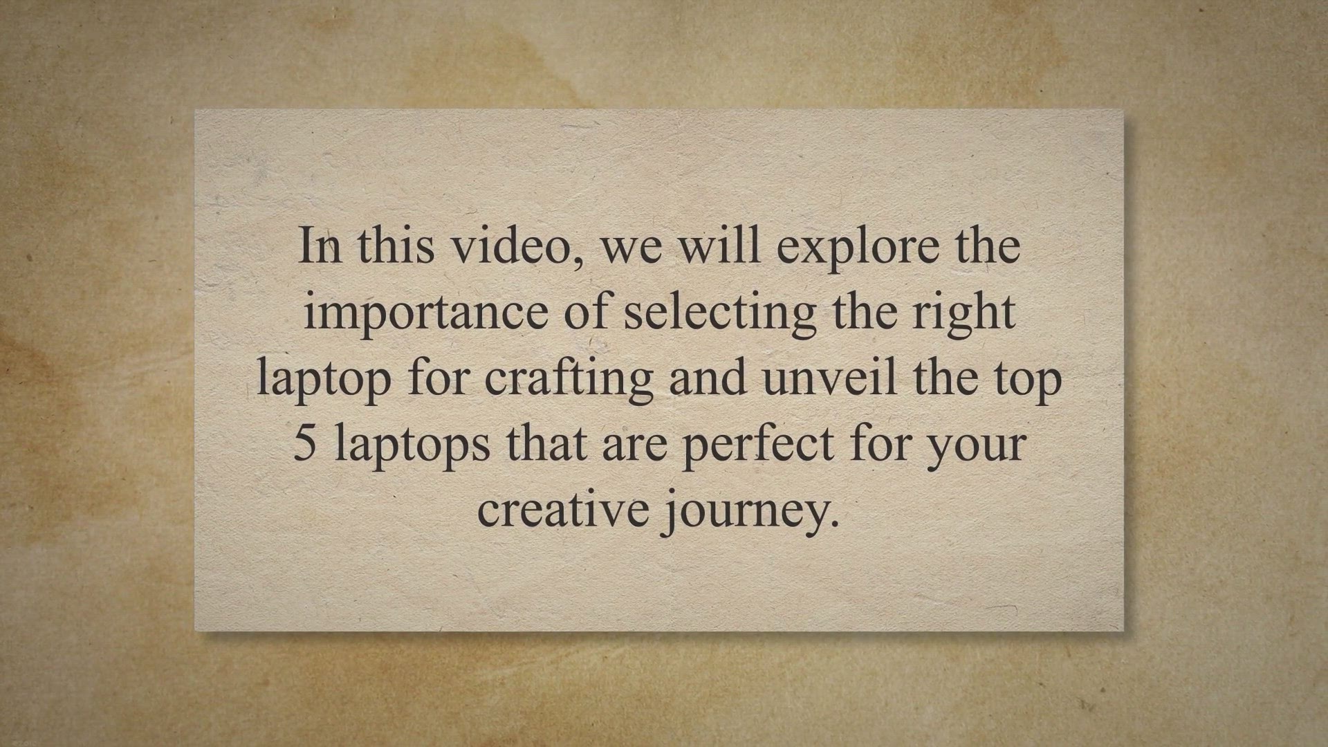 Video thumbnail for Crafting with Confidence: Unveiling the 5 Best Laptops for Your Creative Journey