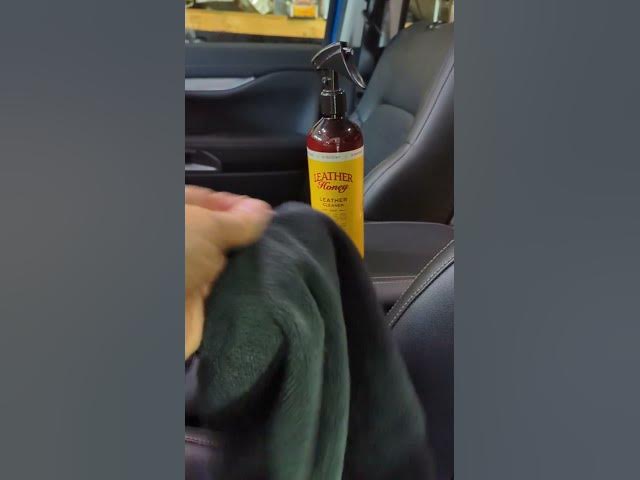 Video thumbnail for Leather Honey Leather Cleaner Ford Ranger leather seats