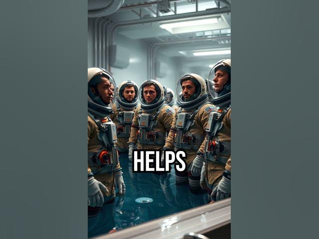 Video thumbnail for Astronauts train underwater! #space #funfact #astronauts
