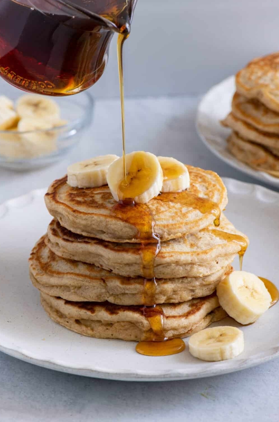 Video thumbnail for Banana pancakes Recipe