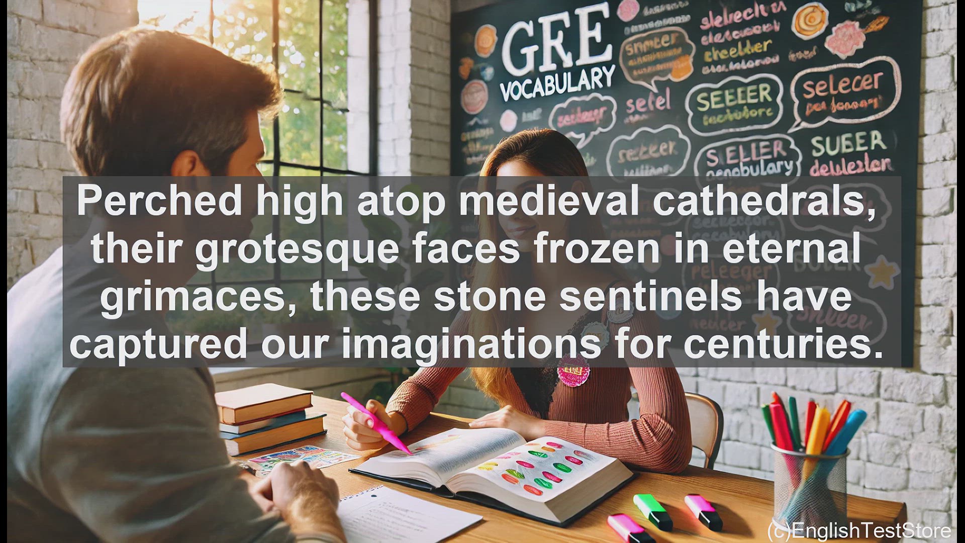 'Video thumbnail for GRE Vocabulary Lesson: Exploring the Mythical World of Gargoyles'