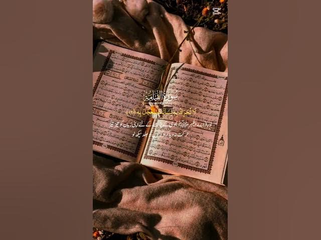 Video thumbnail for 🎧♥️☝️So beautiful Quran urdu translation #subscribe my subscribe my channel please 🥰