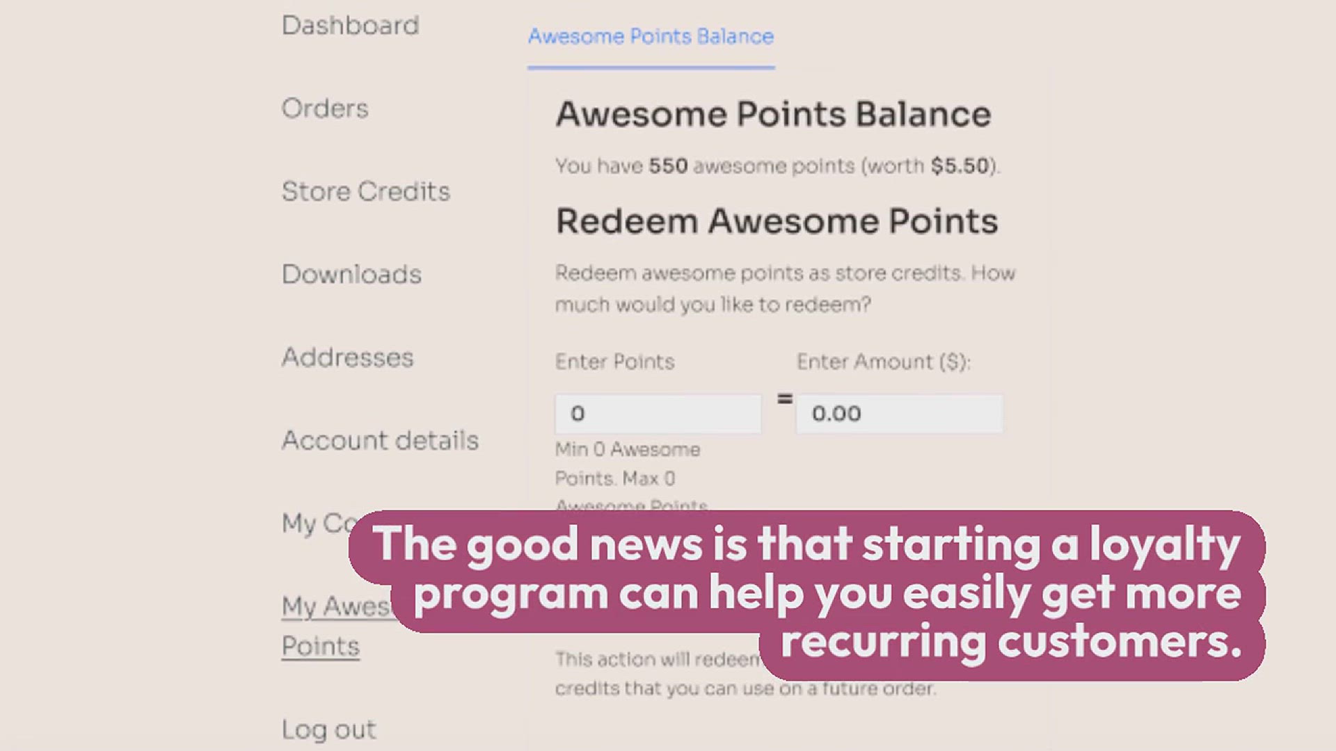 'Video thumbnail for How to Create a Loyalty Program in WooCommerce (Step by Step)'