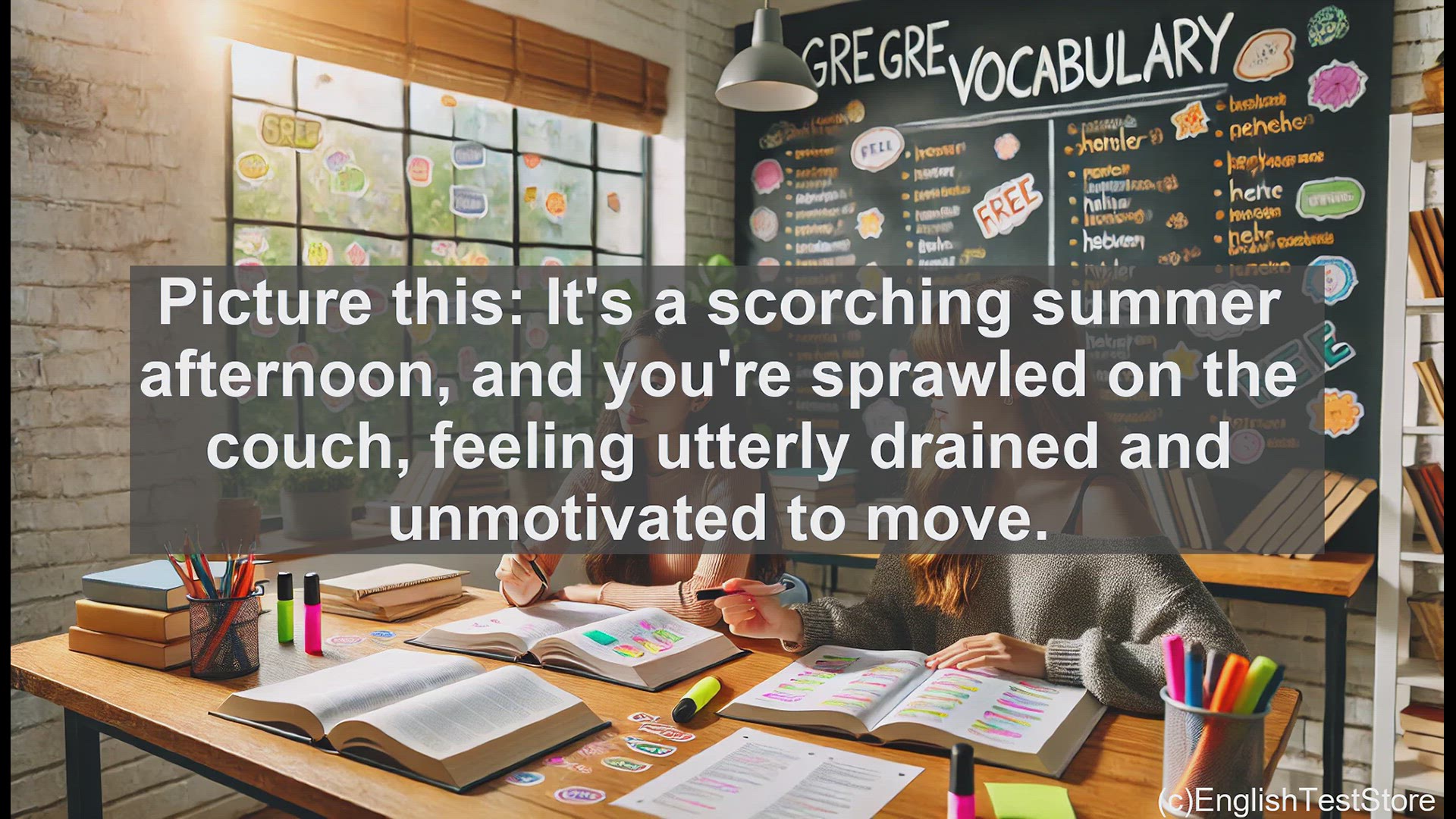 'Video thumbnail for GRE Vocabulary Lesson: Lassitude - Overcoming the Feeling of Weariness and Fatigue'