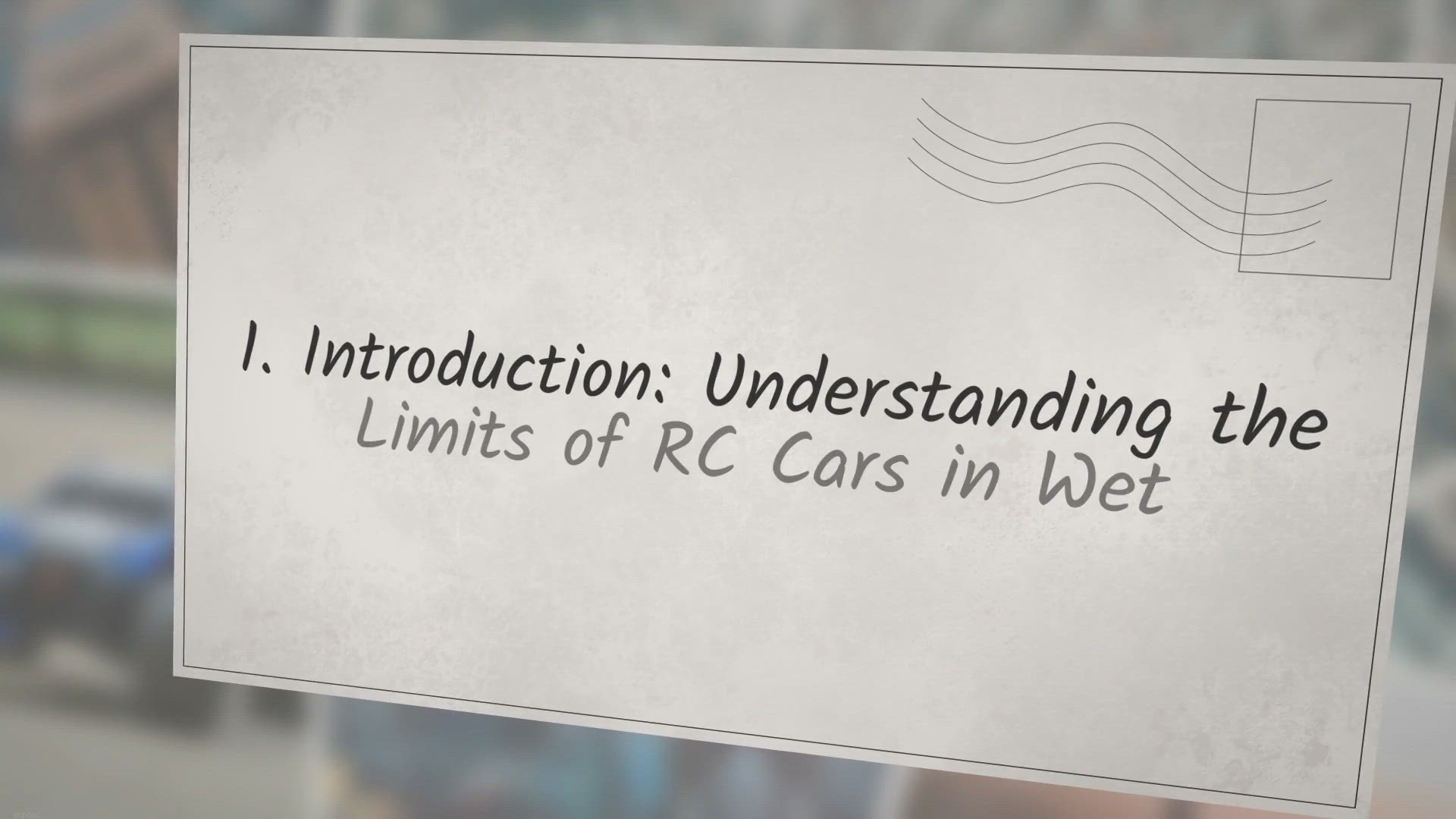 Video thumbnail for Exploring the Limits: How to Safely Use RC Cars in Wet Conditions
