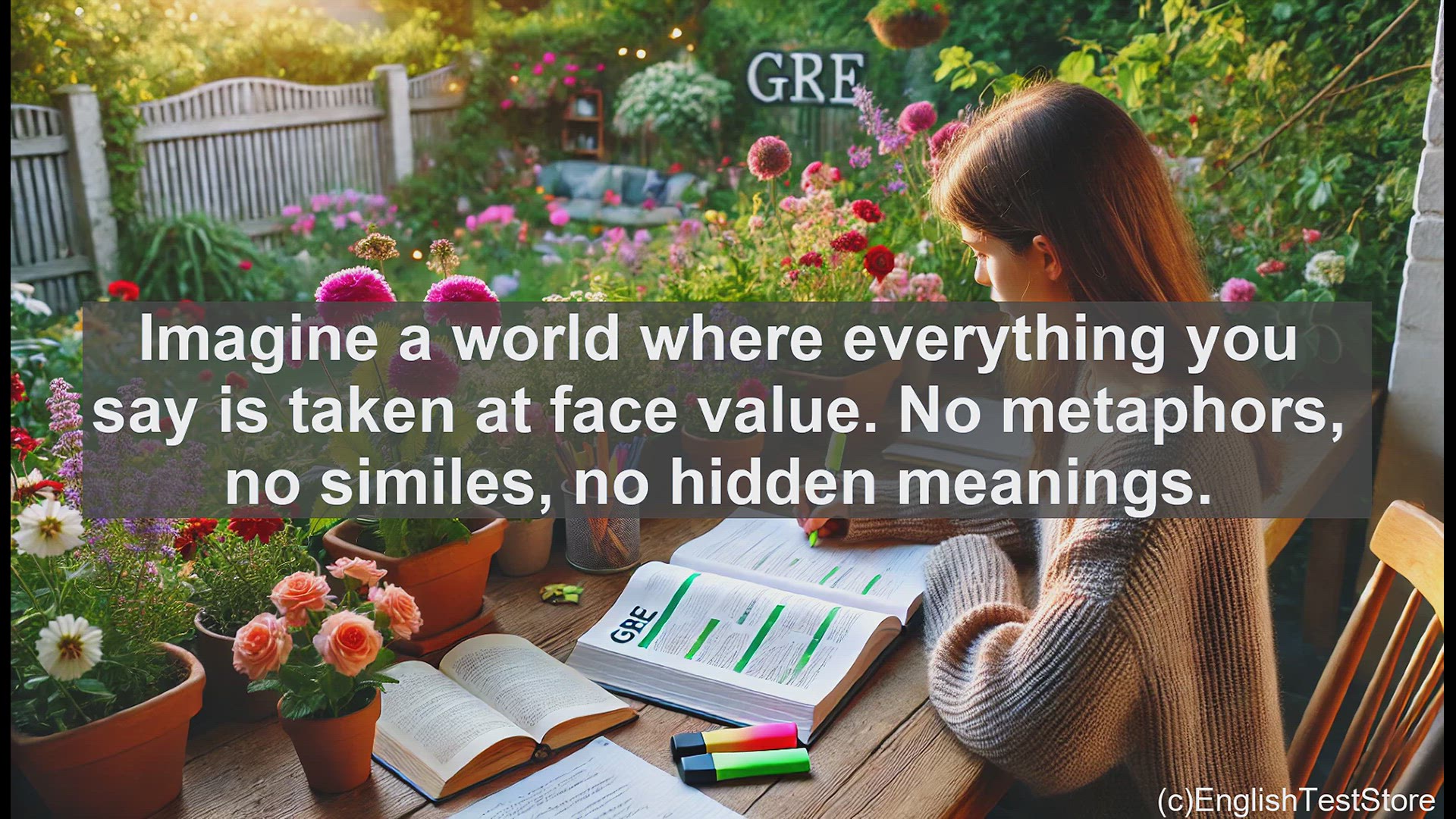 'Video thumbnail for GRE Vocabulary Lesson: Exploring Figurative Language - Enhancing Your Verbal Skills'