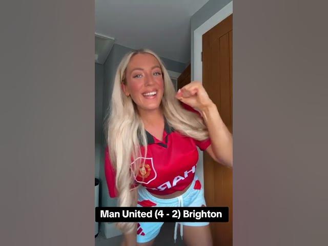 Video thumbnail for Celebration after Man United come to top 4 premier League table.
