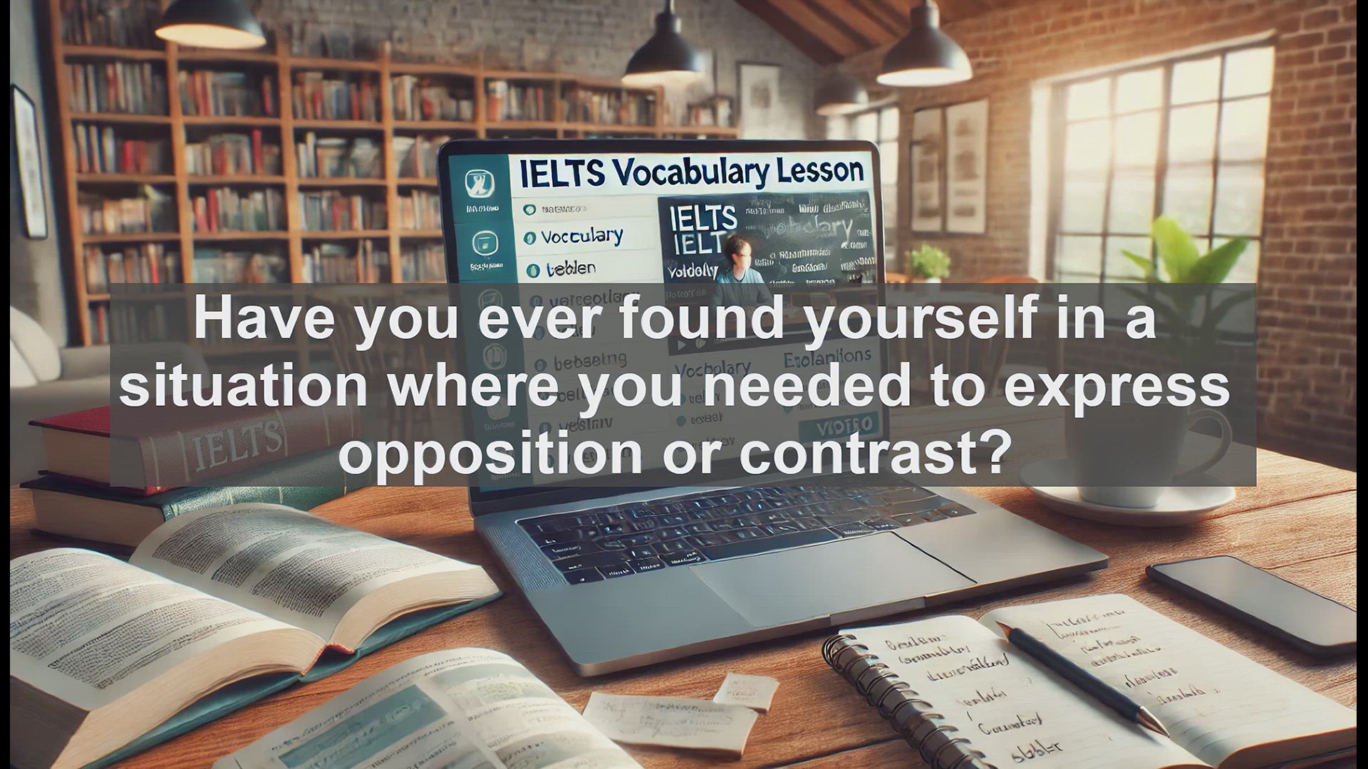 'Video thumbnail for 2500 Must Know IELTS 5.5 Vocabulary - Understanding 'Against': A Key Word for Expressing Opposition'