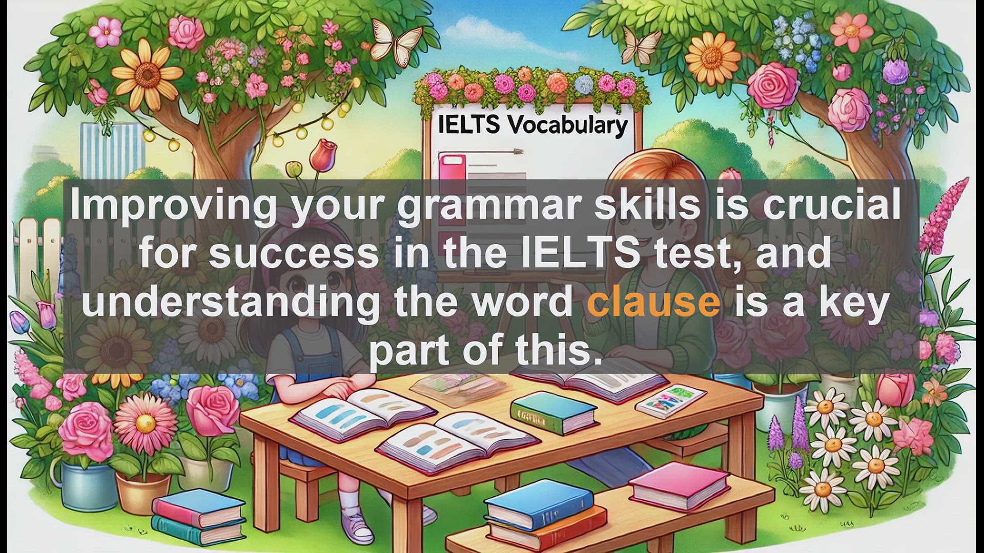 'Video thumbnail for 2500 Must Know IELTS 5.5 Vocabulary - Understanding Clauses for IELTS Success'