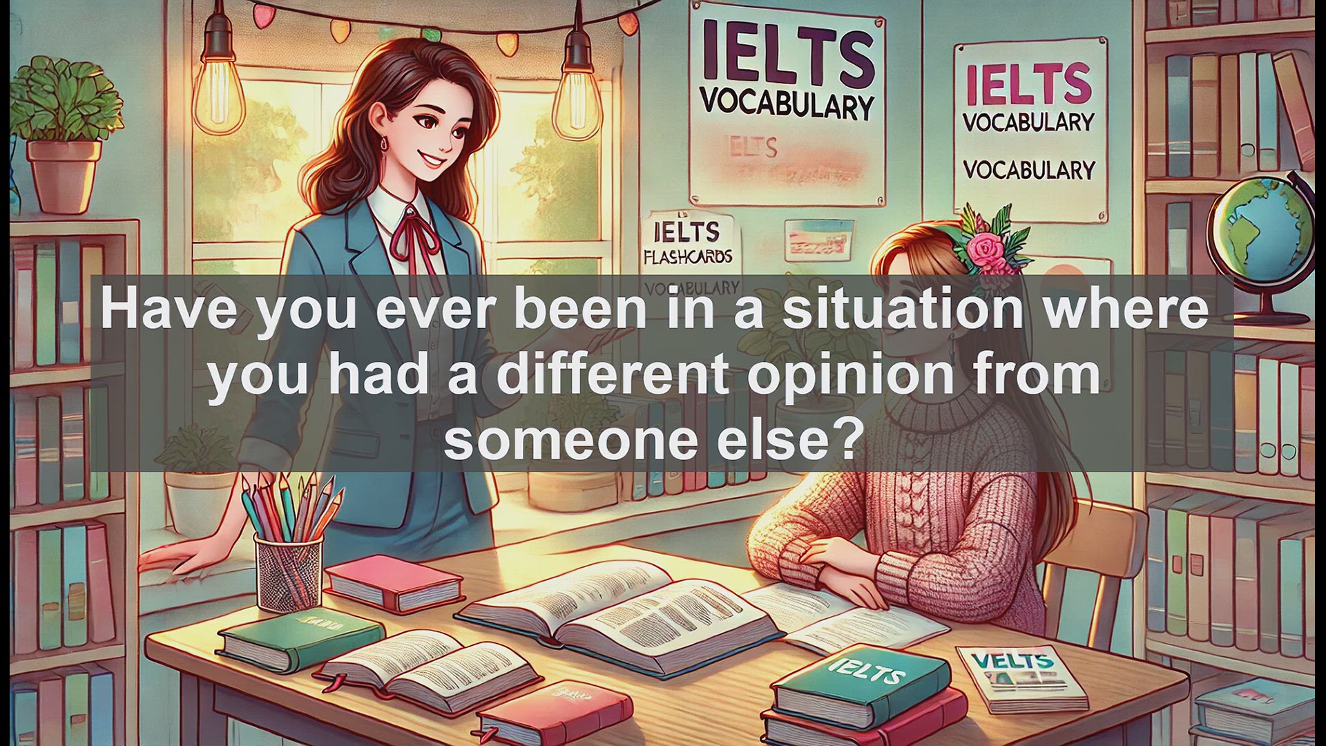 'Video thumbnail for 2500 Must Know IELTS 5.5 Vocabulary - Understanding 'Disagree': Expressing Different Opinions'